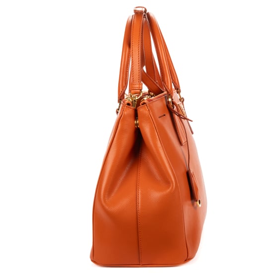 Prada Medium Galleria Tote Medium en  naranja Cuero de ternero - Image 4