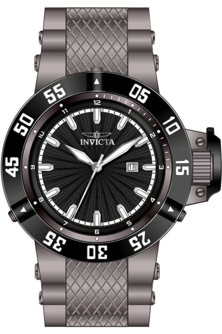 Invicta Subaqua 50792 Reloj de Hombre - Movimiento de Cuarzo - Acero Inoxidable con Esfera Negra - 50 mm - Image 1