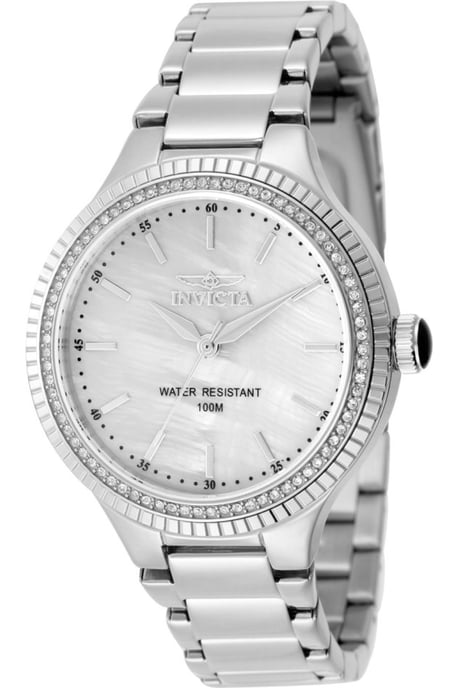 Invicta Angel 50648 Reloj de Mujer - Movimiento de Cuarzo - Acero Inoxidable con Esfera de Perla - 38 mm - Image 1
