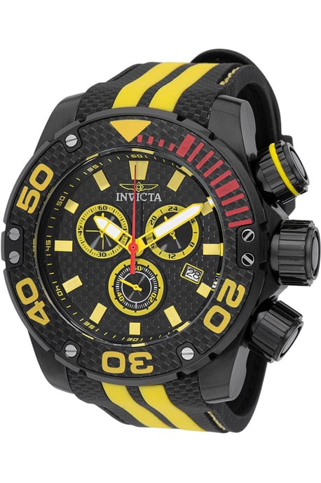 Invicta Sea Hunter 48990 Reloj de Hombre - Movimiento de Cuarzo - Acero Inoxidable con Esfera Negra - 52 mm - Image 1