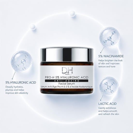 Suero Facial Anti-Envejecimiento con Ácido Hialurónico 5% Dr H Pro-H 30ml - Image 2