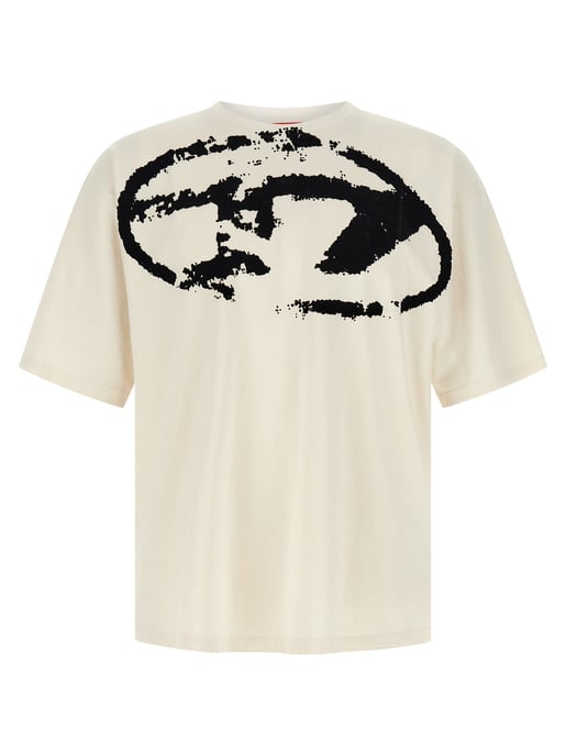 Camiseta de algodón bicolor Diesel - Image 1