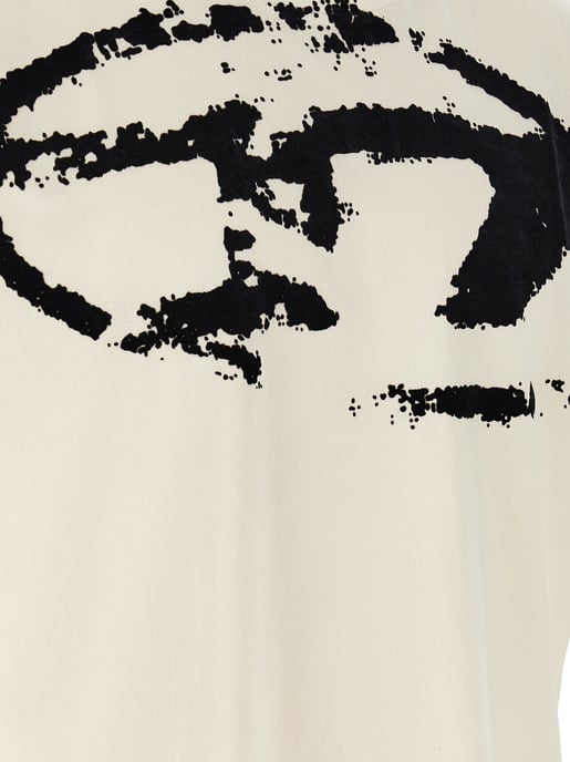 Camiseta de algodón bicolor Diesel - Image 4