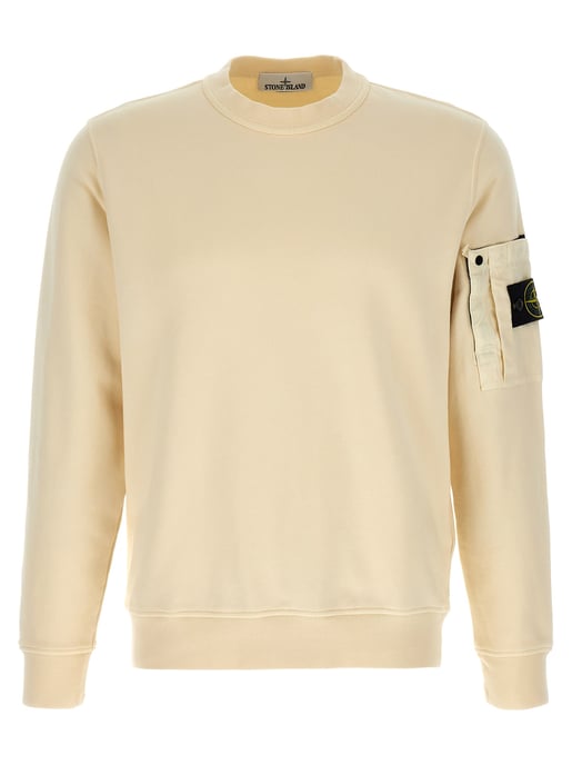 Sudadera de algodón beige de Stone Island - Image 1