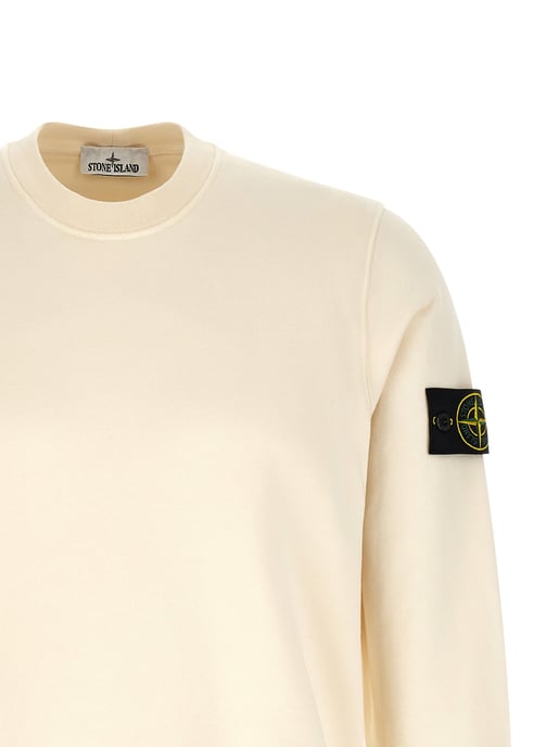 Sudadera de algodón beige Stone Island - Image 3