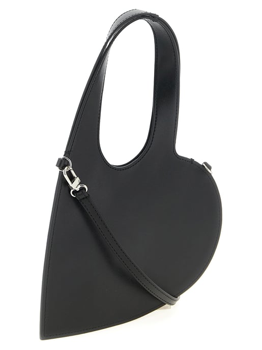 Bolso de mano de piel de vaca negra Coperni - Image 2