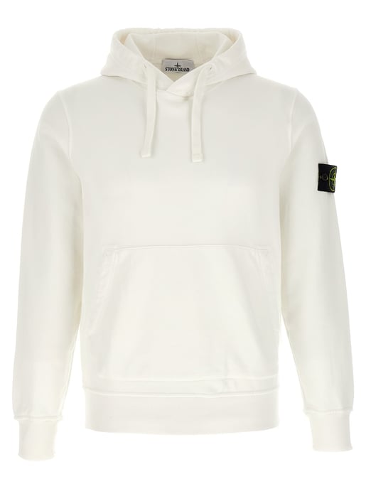 Sudadera de algodón blanca de Stone Island - Image 1