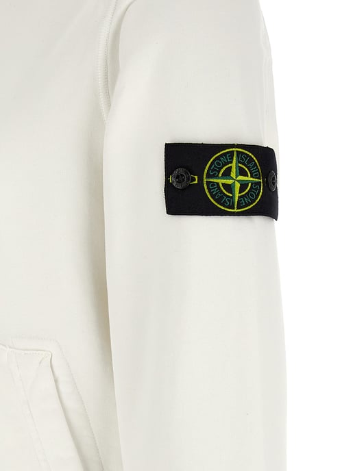 Sudadera de algodón blanca de Stone Island - Image 5