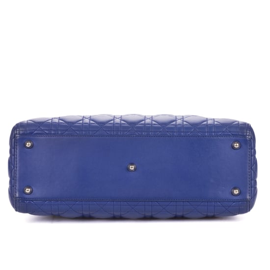 Dior Large Lady Dior Large en  Blue Cuero de ternero - Image 6