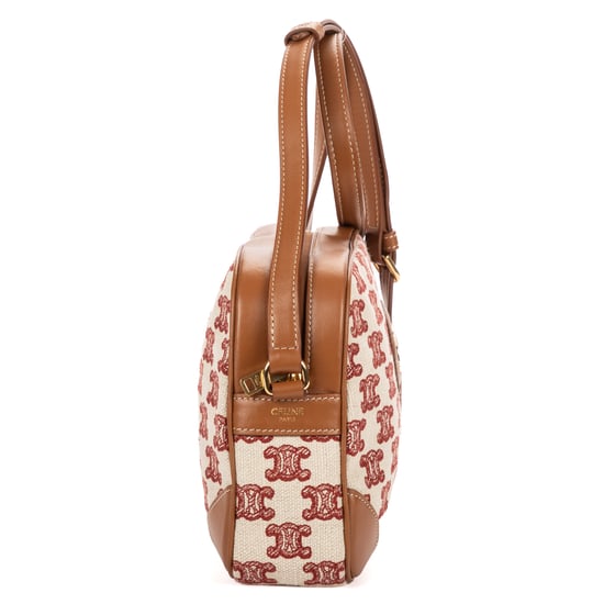 Celine Camera Crossbody en beige Lienzo - Image 4