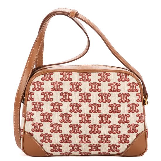 Celine Camera Crossbody en beige Lienzo - Image 5