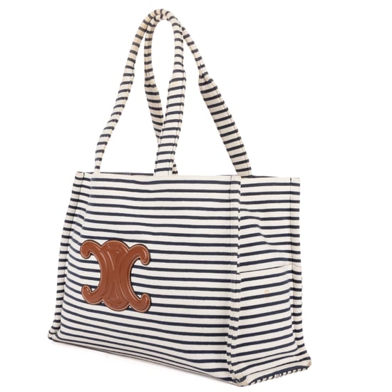Celine Cabas Thais Tote en blanco Lienzo - Image 2