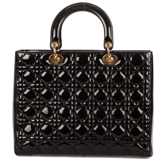 Dior Large Lady Dior Large en negro Cuero de ternero - Image 5