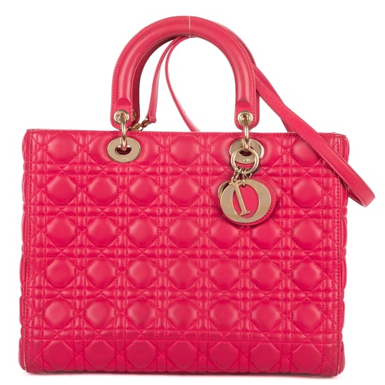 Dior Large Lady Dior Large en rosa Cuero de ternero - Image 1