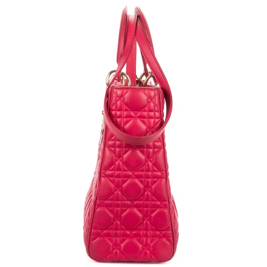 Dior Large Lady Dior Large en rosa Cuero de ternero - Image 3