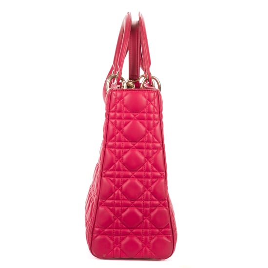 Dior Large Lady Dior Large en rosa Cuero de ternero - Image 4
