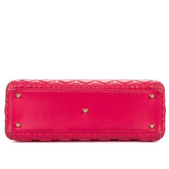 Dior Large Lady Dior Large en rosa Cuero de ternero - Image 6