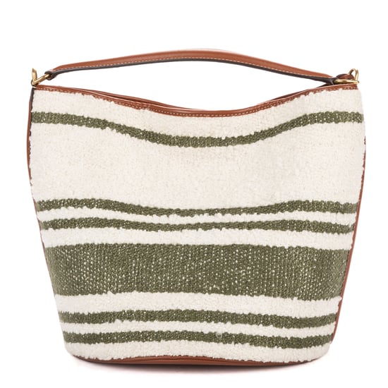 Celine Bucket 16 en verde Lienzo - Image 5