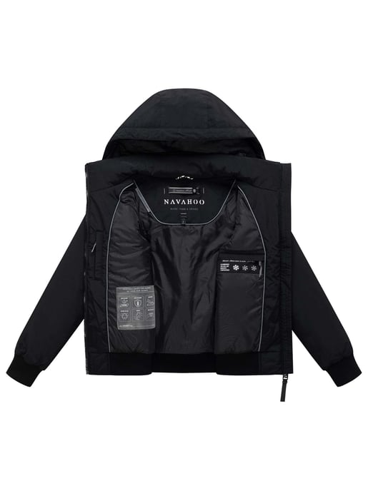 Chaqueta de invierno para mujer Navahoo Kichermaus con capucha - Image 4