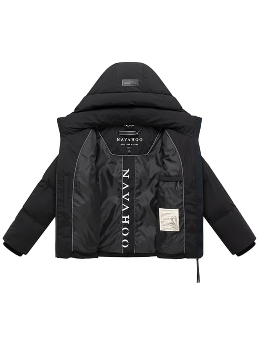 Chaqueta acolchada para mujer Navahoo Wolkentanz con capucha - Image 4