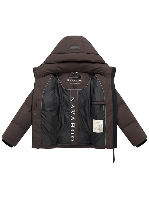 Chaqueta acolchada para mujer Navahoo Wolkentanz con capucha - Image 4