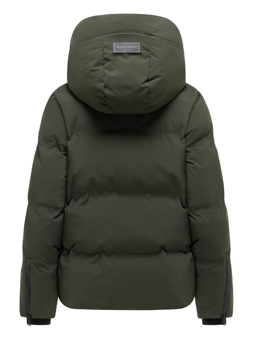 Chaqueta acolchada para mujer Navahoo Wolkentanz con capucha - Image 3