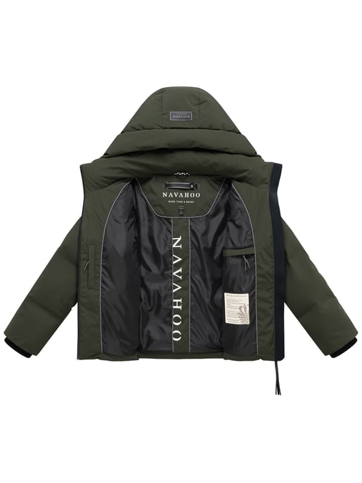 Chaqueta acolchada para mujer Navahoo Wolkentanz con capucha - Image 4