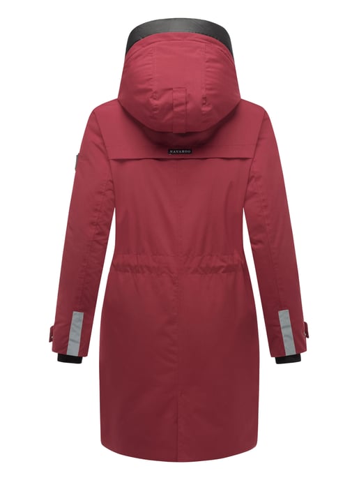 Abrigo de invierno mujer Navahoo Eissturm con capucha y forro polar - Image 4
