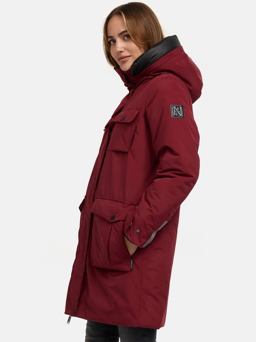Abrigo de invierno mujer Navahoo Eissturm con capucha y forro polar - Image 6