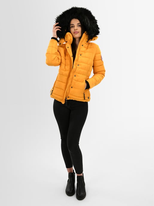 Navahoo Abrigo de Invierno Mujer Chloe – Entallado Con Capucha Desmontable & Pelo Elegante - Image 5