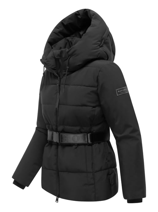 Chaqueta acolchada para mujer Navahoo Wattewunder con cinturón - Image 2