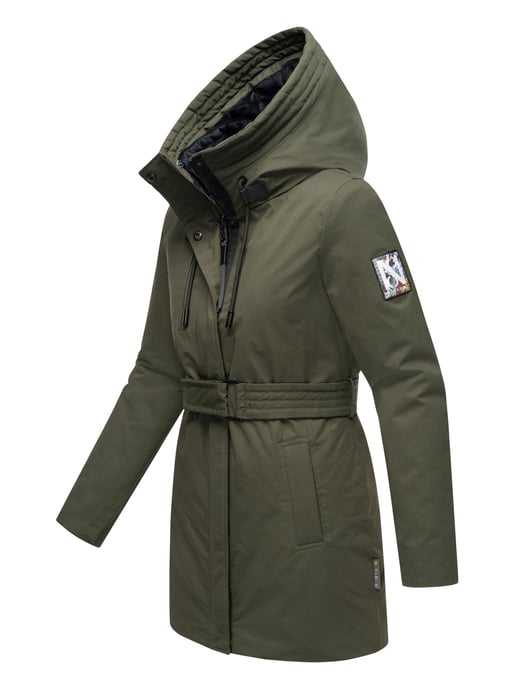 Chaqueta de invierno mujer Navahoo Eishauch con forro polar y capucha - Image 4