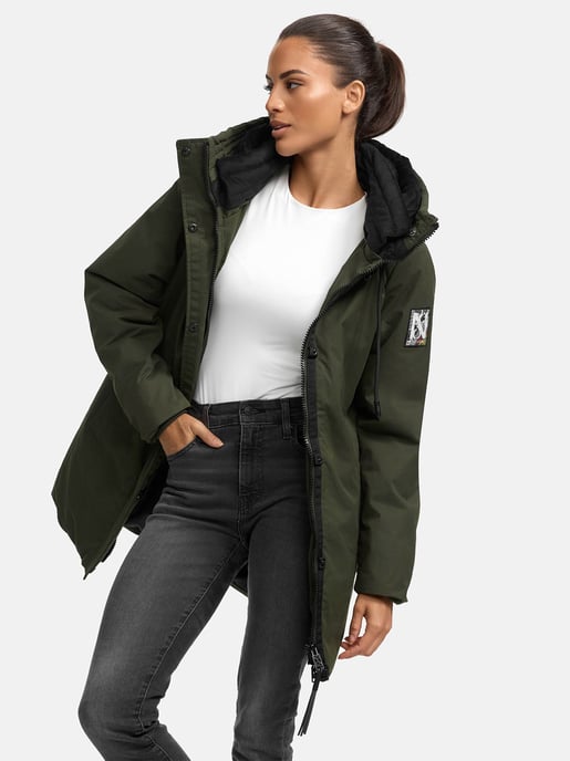 Chaqueta de invierno mujer Navahoo Eishauch con forro polar y capucha - Image 6