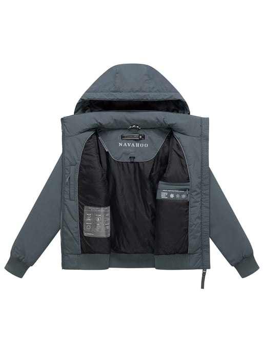 Chaqueta de invierno para mujer Navahoo Kichermaus con capucha - Image 4