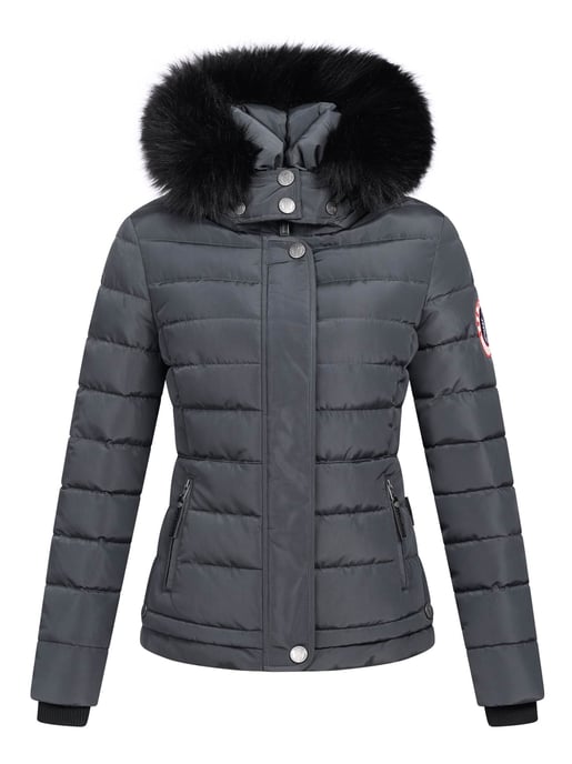 Navahoo Abrigo de Invierno Mujer Chloe – Entallado Con Capucha Desmontable & Pelo Elegante - Image 2