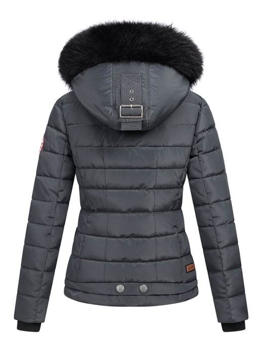 Navahoo Abrigo de Invierno Mujer Chloe – Entallado Con Capucha Desmontable & Pelo Elegante - Image 4
