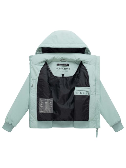 Chaqueta de invierno para mujer Navahoo Kichermaus con capucha - Image 4
