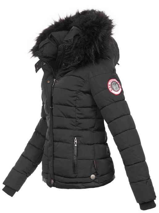 Navahoo Abrigo de Invierno Mujer Chloe – Entallado Con Capucha Desmontable & Pelo Elegante - Image 3
