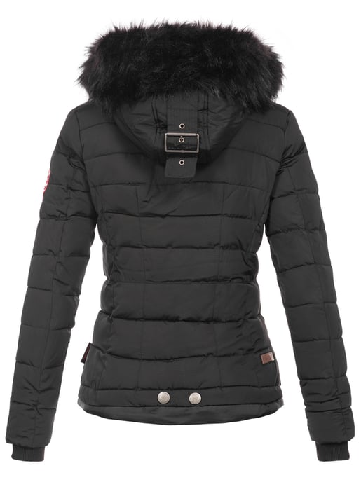 Navahoo Abrigo de Invierno Mujer Chloe – Entallado Con Capucha Desmontable & Pelo Elegante - Image 4