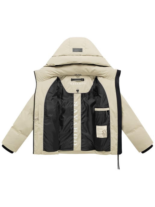 Chaqueta acolchada para mujer Navahoo Wolkentanz con capucha - Image 4