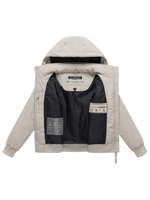 Chaqueta de invierno para mujer Navahoo Kichermaus con capucha - Image 4
