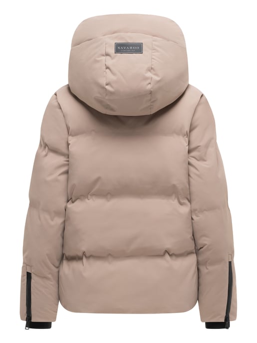 Chaqueta acolchada para mujer Navahoo Wolkentanz con capucha - Image 3