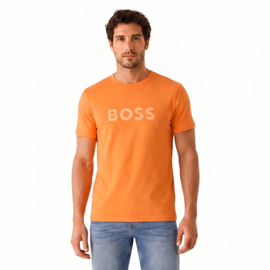 Camiseta de algodón de manga corta regular para hombre 50491706 - Image 1