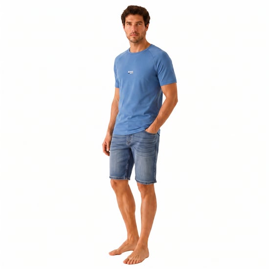 Camiseta de Algodón de Manga Corta para Hombre 50517970 - Image 4