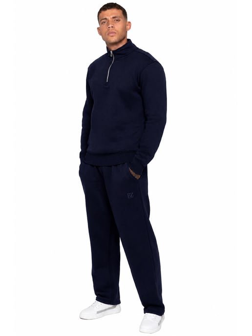 Enzo Milano | Conjunto de Chándal de Hombre con Sudadera Half Zip - Image 3