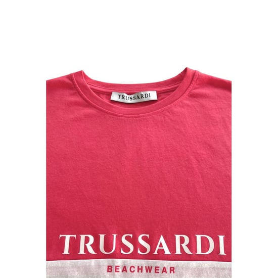 Camiseta de Hombre de Poliester Blanca Trussardi Beachwear - Image 3