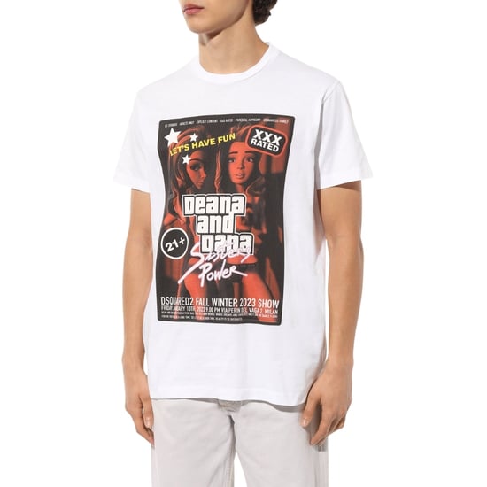 Camiseta Blanca Con Estampado De Deana Y Dana De Dsquared2 - Image 3