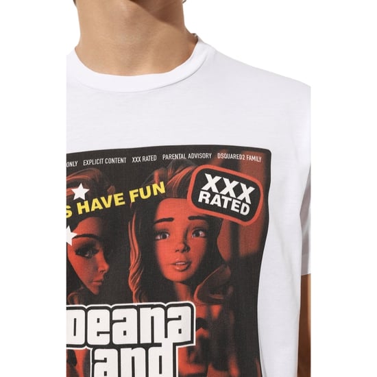Camiseta Blanca Con Estampado De Deana Y Dana De Dsquared2 - Image 5