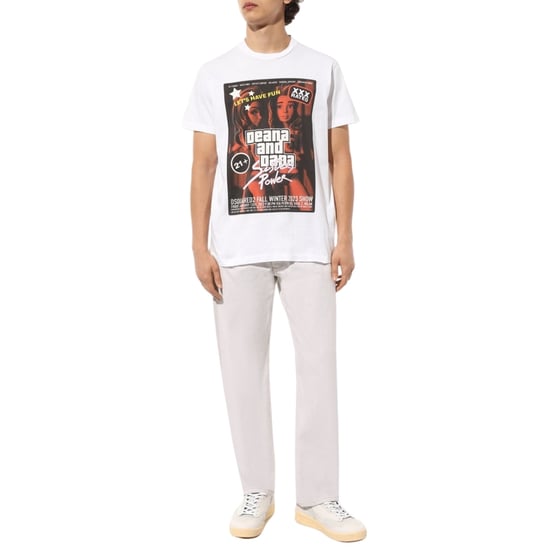 Camiseta Blanca Con Estampado De Deana Y Dana De Dsquared2 - Image 6