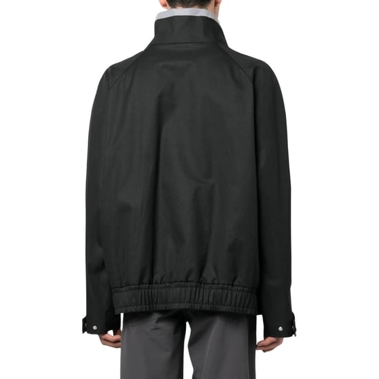 Chaqueta Bomber Negra Con Logotipo Clásico De Palm Angels - Image 4